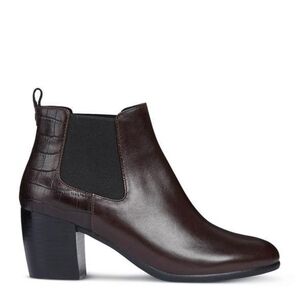Geox Lucinda Ankle Boot Black Leather